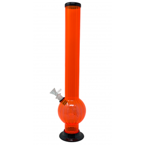 18" Acrylic Ball Shape Straight Water Pipe Assorted Color - [AJM22]
